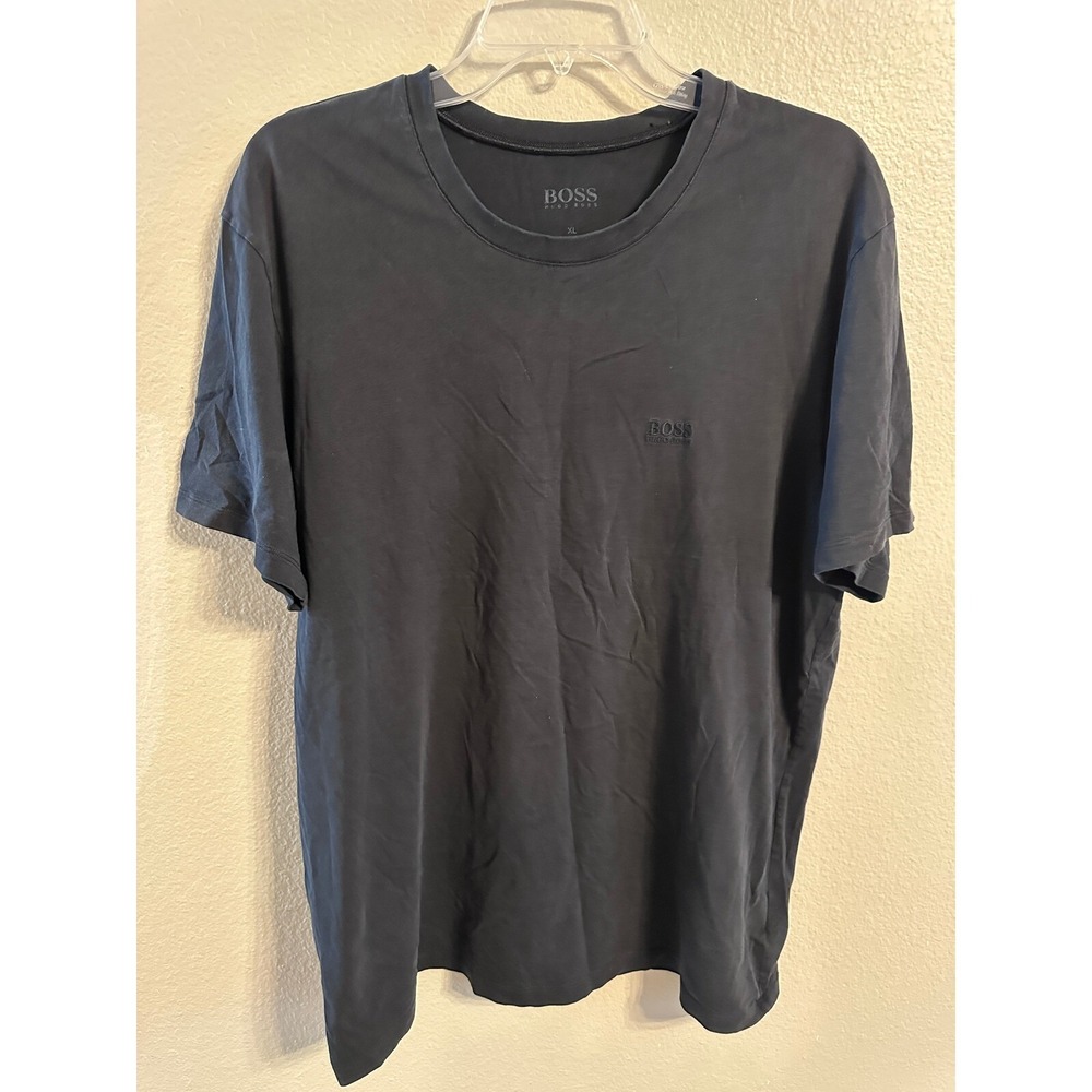 BOSS Hugo Boss Black T-Shirt Crew Neck Short Sleeve XL